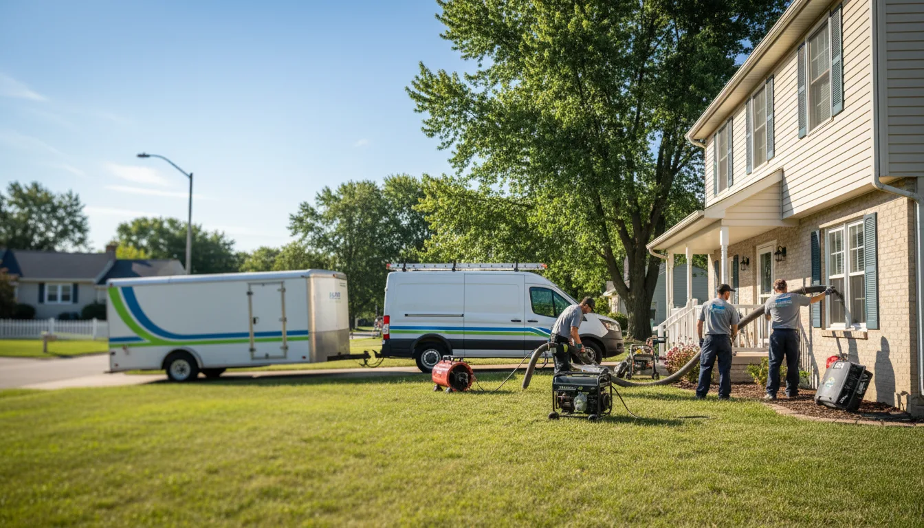Flooded Basement Restoration And Cleanup With Repair in Park Ridge, IL near me